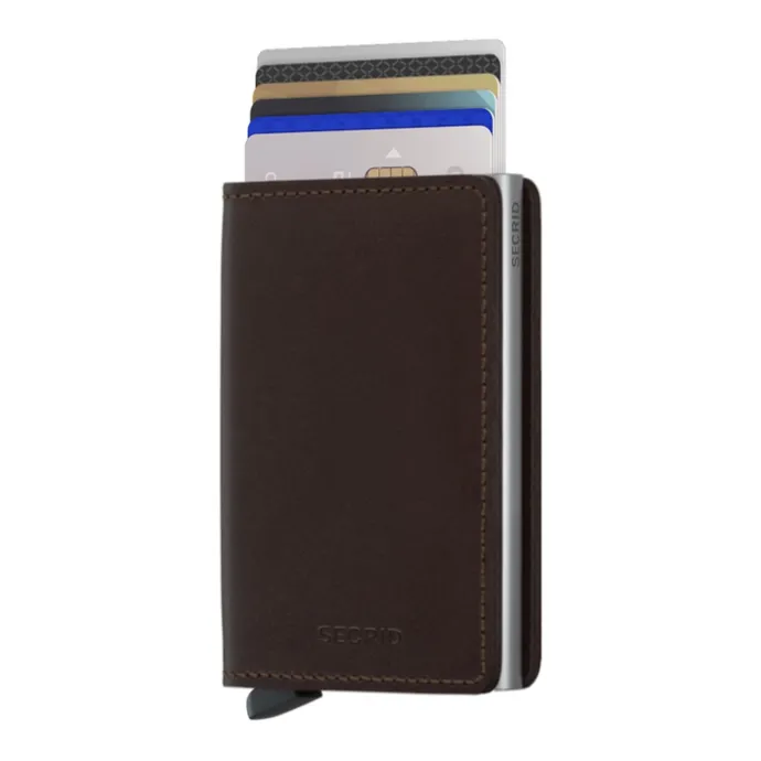 Secrid Slimwallet Portemonnee Original dark brown