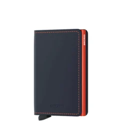 Secrid Slimwallet Portemonnee Matte night blue & orange