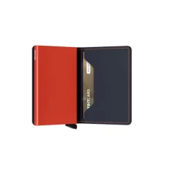 Secrid Slimwallet Portemonnee Matte night blue & orange