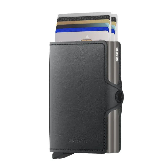 Secrid Twinwallet Portemonnee Mirum Plant-Based black