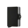 Secrid Twinwallet Portemonnee black leather