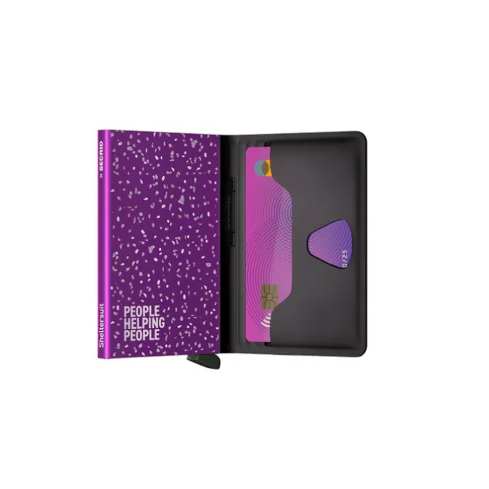 Secrid x Sheltersuit Bandwallet TPU black-fuchsia