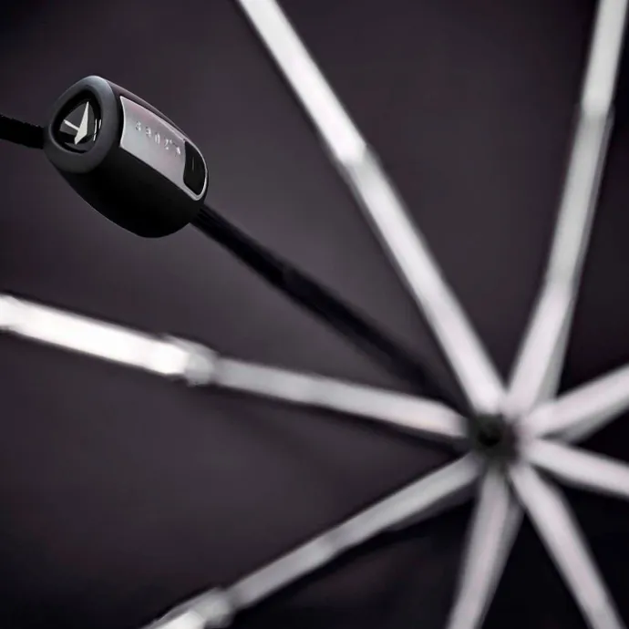 Senz Automatic Opvouwbare Stormparaplu pure black