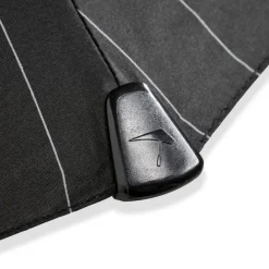 Senz Automatic Opvouwbare Stormparaplu pin stripes black