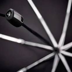 Senz Automatic Opvouwbare Stormparaplu black reflective