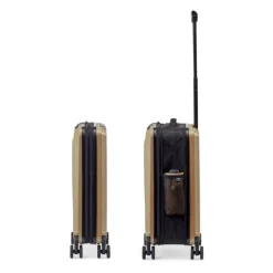 Senz Foldaway Carry On Trolley 55 champagne brown