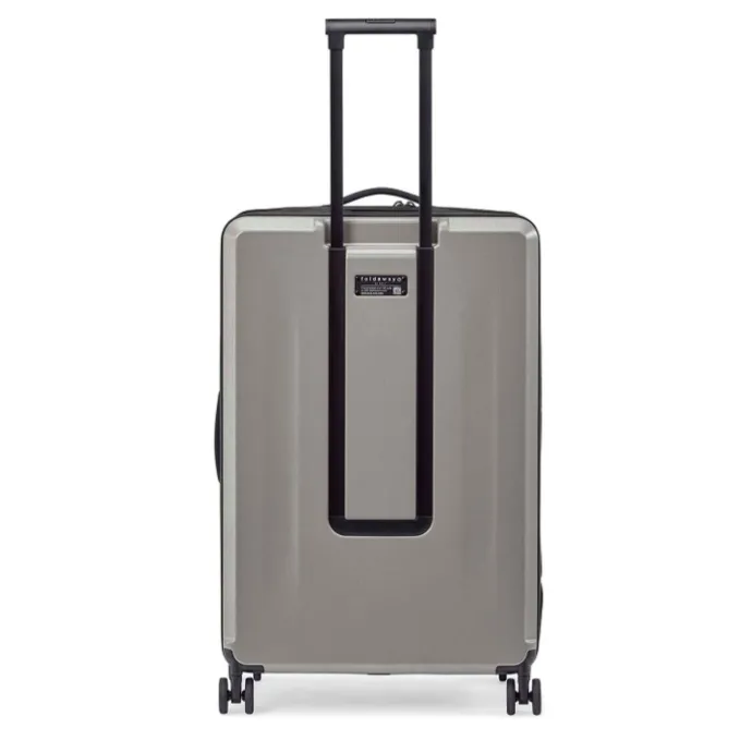 Senz Foldaway Check-In Trolley Large silk grey