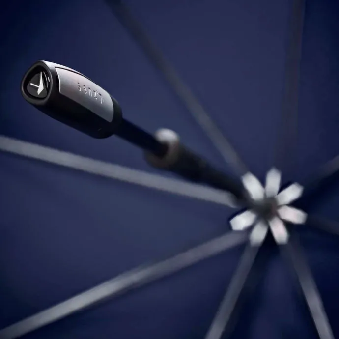 Senz Large Stick Stormparaplu midnight blue