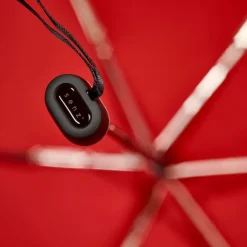 Senz Micro Manual Opvouwbare Stormparaplu passion red