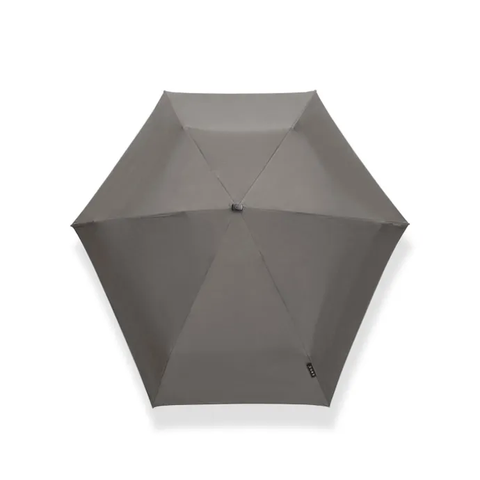 Senz Micro Manual Opvouwbare Stormparaplu silk grey