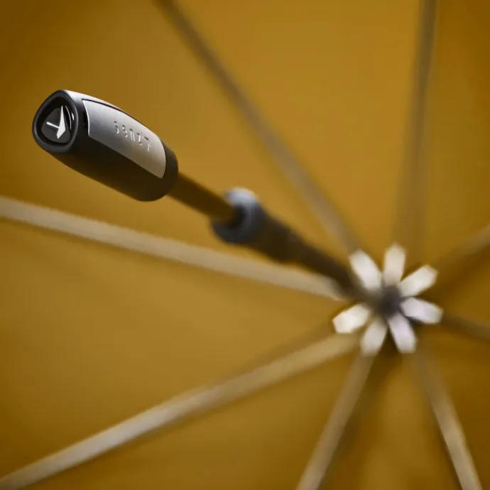 Senz XXL Stick Storm Umbrella golden palm