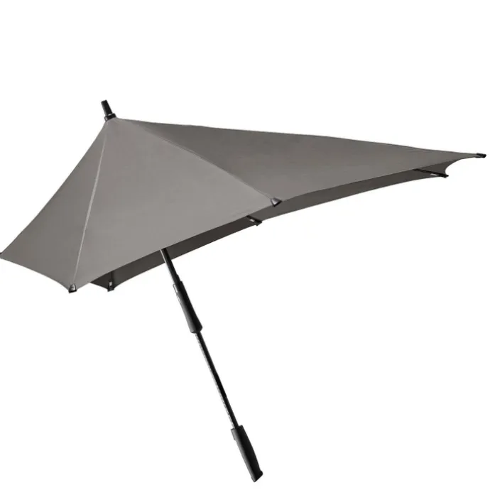Senz XXL Stick Stormparaplu silk grey