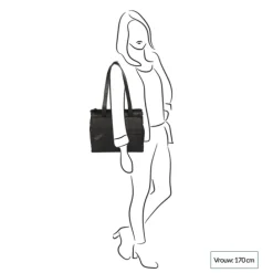 Spikes & Sparrow Durante Laptop Shoulderbag 12" black