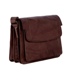 Spikes & Sparrow Frédérique Flapbag d brown