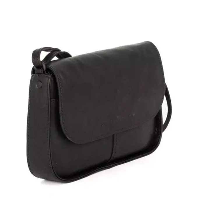 Spikes & Sparrow Jana Flap Bag black