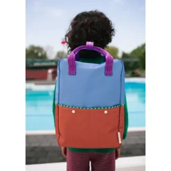 Sticky Lemon Better Together Colourblocking Backpack Large badminton blue leather ball