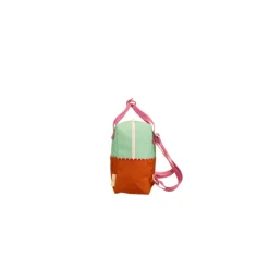 Sticky Lemon Better Together Colourblocking Backpack Small towel green gravel orange