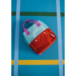Sticky Lemon Better Together Colourblocking Backpack Small towel green gravel orange