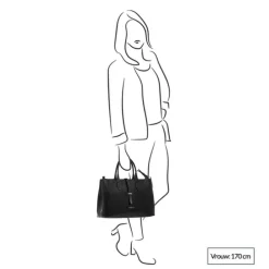 The Bridge Dalston Shopping Tote brown/gold