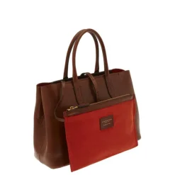 The Bridge Dalston Shopping Tote brown/gold