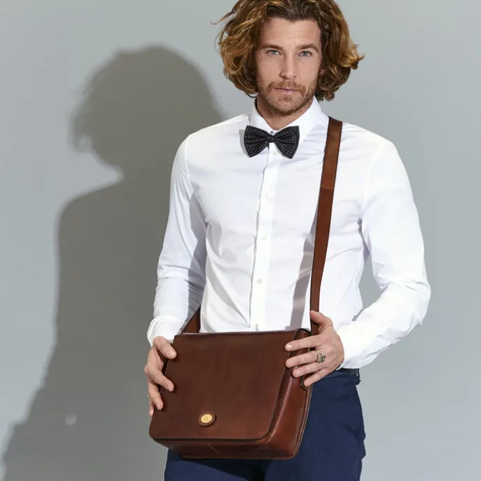 The Bridge Story Uomo Messenger brown