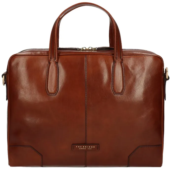 The Bridge Vespucci Briefcase brown