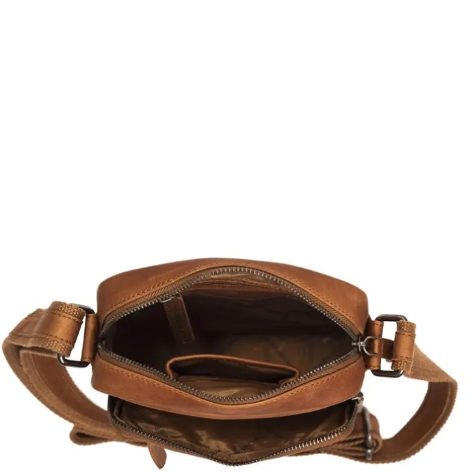 The Chesterfield Brand Birmingham Schoudertas cognac
