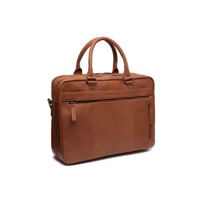 The Chesterfield Brand Boston Laptoptas cognac