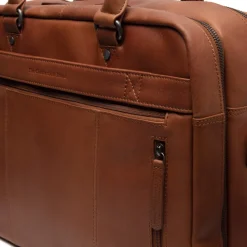 The Chesterfield Brand Boston Laptoptas cognac