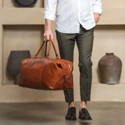 The Chesterfield Brand Cavoli Travelbag cognac