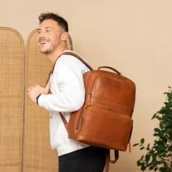 The Chesterfield Brand Lennox Backpack cognac