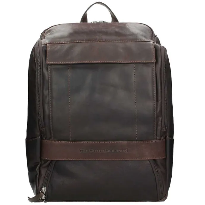 The Chesterfield Brand Rich Laptop Backpack brown
