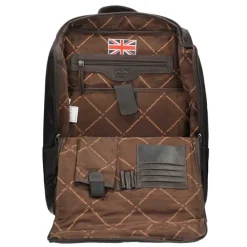 The Chesterfield Brand Rich Laptop Backpack brown