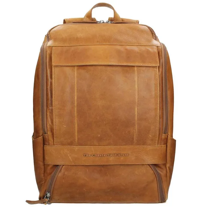 The Chesterfield Brand Rich Laptop Backpack cognac