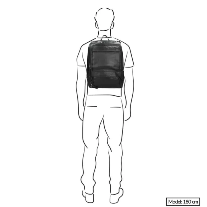 The Chesterfield Brand Rich Laptop Backpack cognac