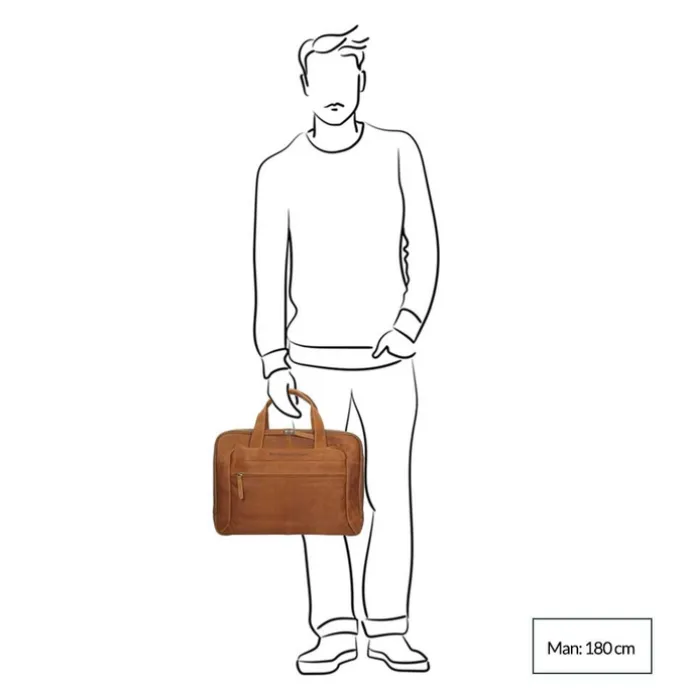 The Chesterfield Brand Ryan Laptopbag Large cognac