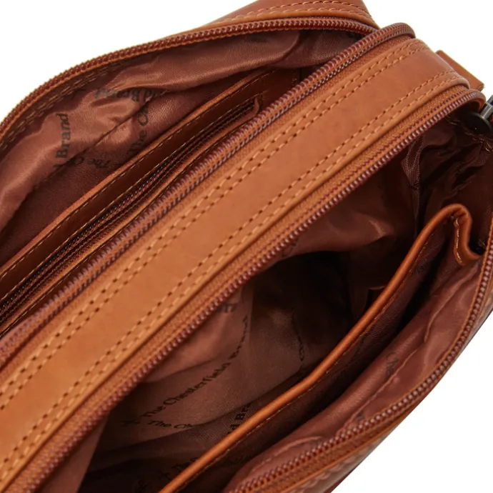 The Chesterfield Brand Samui Schoudertas cognac