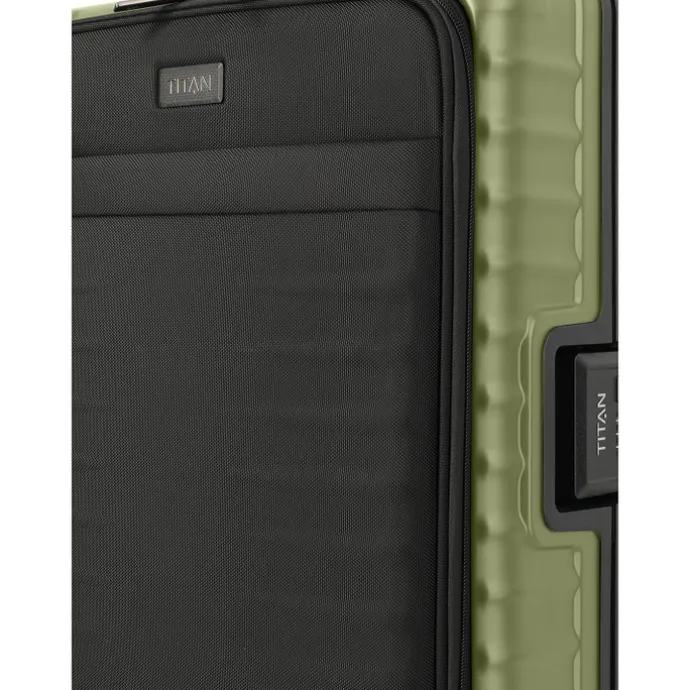 TITAN Overseas 4 Wheel Cabin Spinner Frontpocket forest green