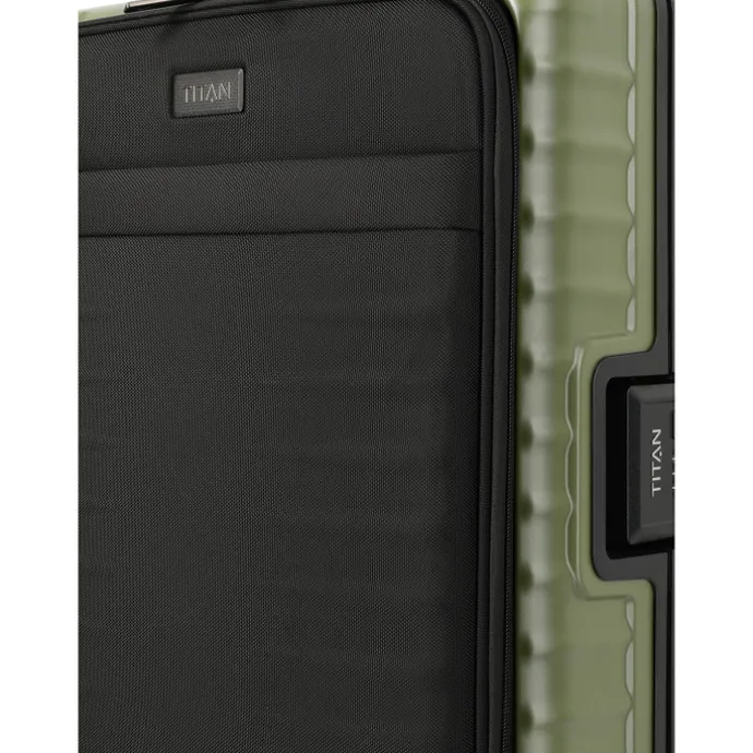 TITAN Overseas 4 Wheel Cabin Spinner Frontpocket forest green