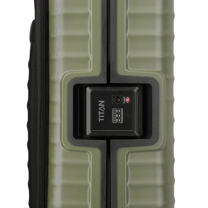 TITAN Overseas 4 Wheel Cabin Spinner Frontpocket forest green