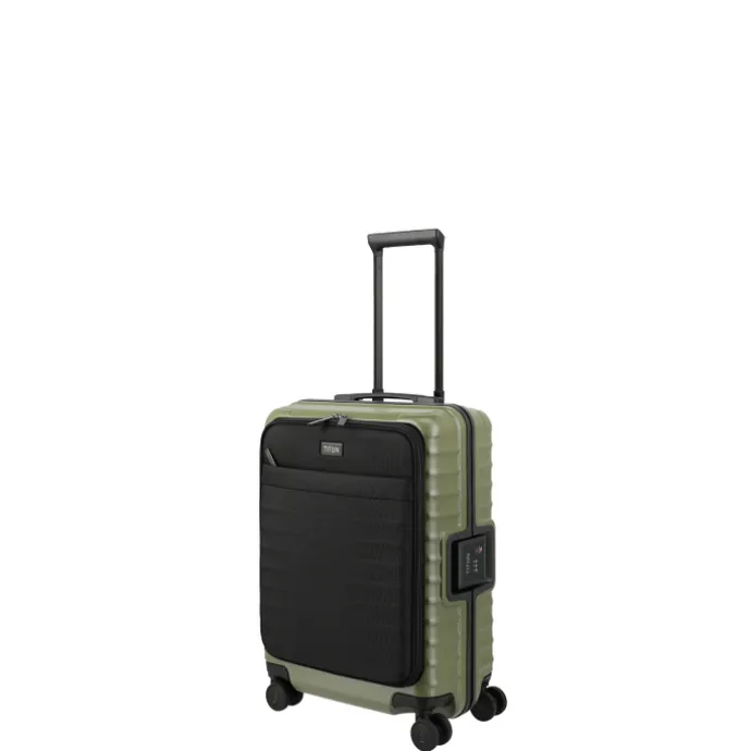 TITAN Overseas 4 Wheel Cabin Spinner Frontpocket forest green