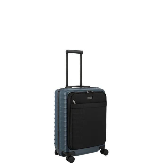TITAN Overseas 4 Wheel Cabin Spinner Frontpocket midnight blue
