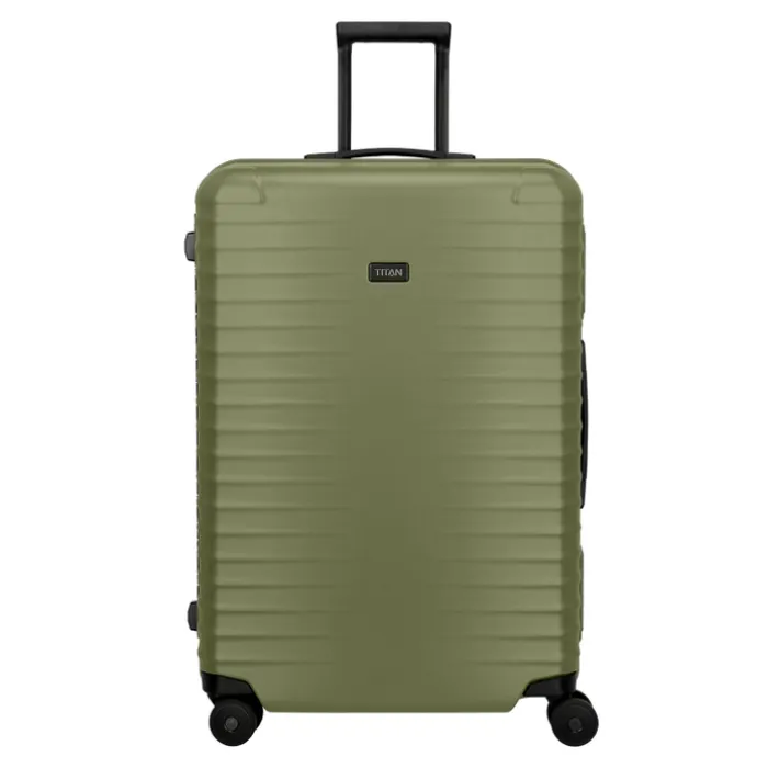 TITAN Overseas 4 Wheel Trolley L forest green