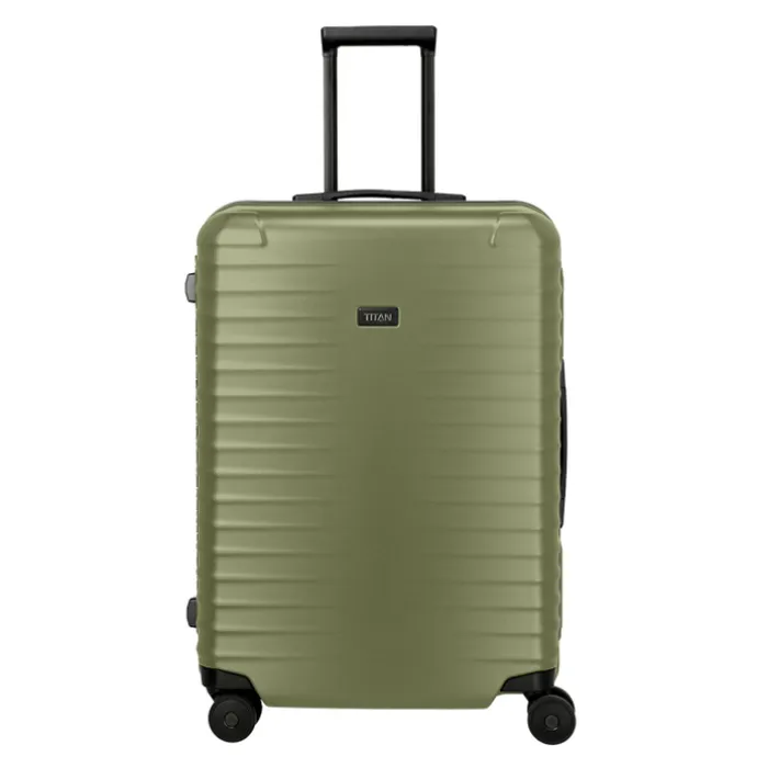 TITAN Overseas 4 Wheel Trolley M+ forest green