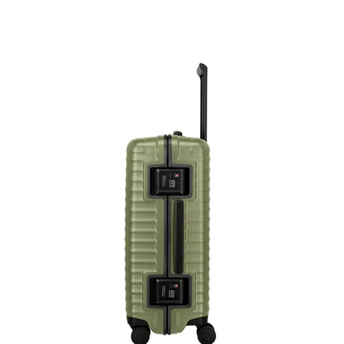 TITAN Overseas 4 Wheel Trolley M+ forest green