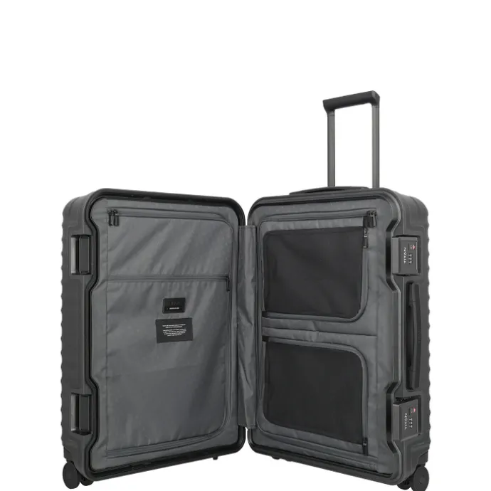 TITAN Overseas 4 Wheel Trolley M+ nightshade black