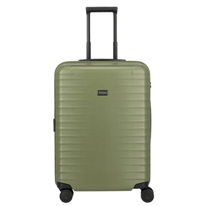 TITAN Upgrade 4 Wheel Trolley M forest green