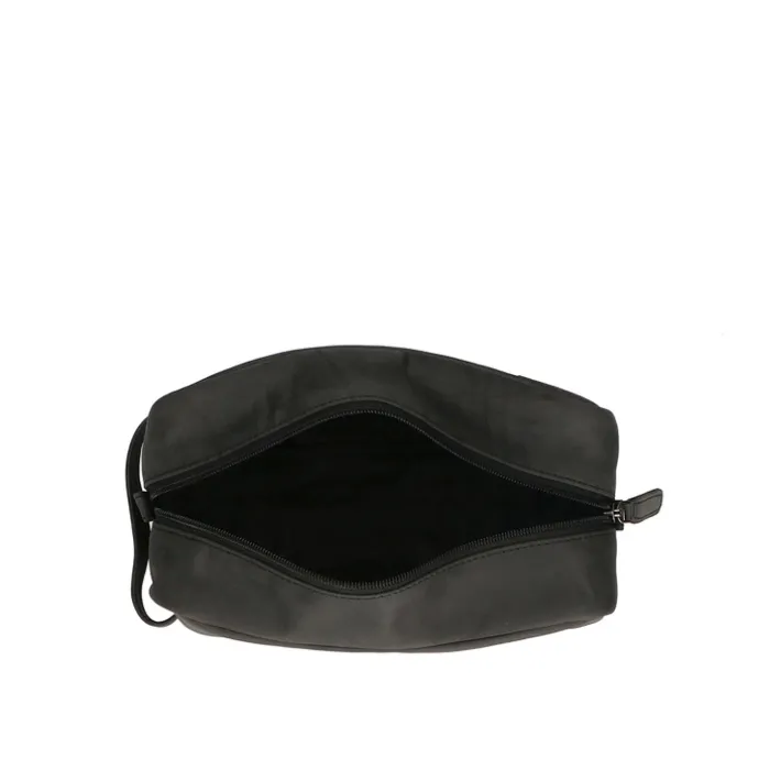 Travelbags The Base Leather Toiletkit black