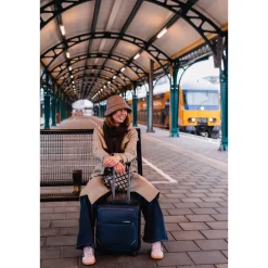 Travelbags The Base Soft Trolley Underseater dark blue