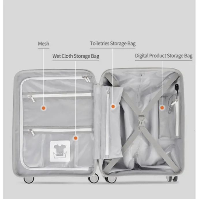 Travelbags The Lina Trolley S white